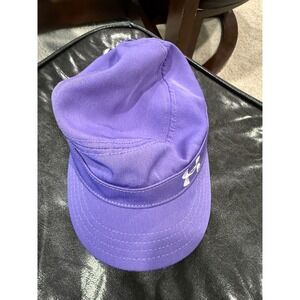 Under Armour Womens Purple Cadet Hat Military Style Adjustable Cap OSFA HeatGear